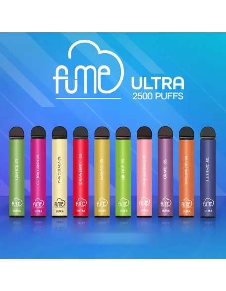 Original Fume Ultra 2500 Puffs 8mL 1000mAh Vape Kit Device(Free Shipping)