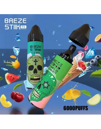 Original Breze Stiik Fit 6000 Puffs 15ml Vape Kit (Free Shipping)