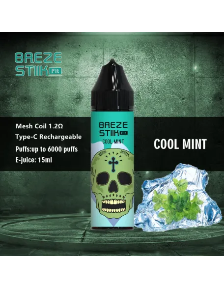 Original Breze Stiik Fit 6000 Puffs 15ml Vape Kit (Free Shipping)