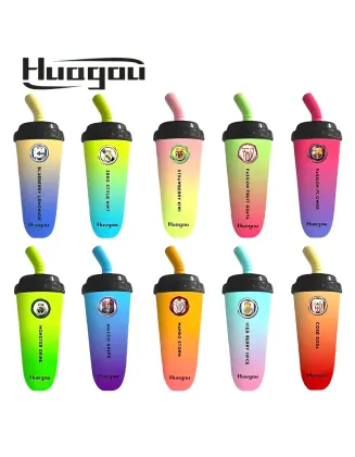 Original HUAGUO Mini Cup Vape 6600 Puffs Milk Tea Cup Device Kit (Free Shipping)