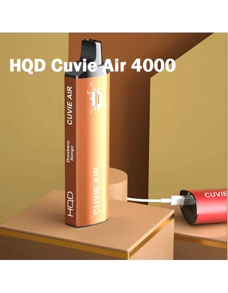 HQD Cuvie Air 4000 Puffs Rechargeable Vape Device Kit (Free Shipping)