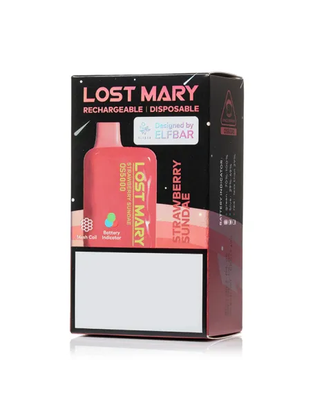 Original Elf Bar LOST MARY OS5000 Puffs Rechargeable Vape Device (Free Shipping)