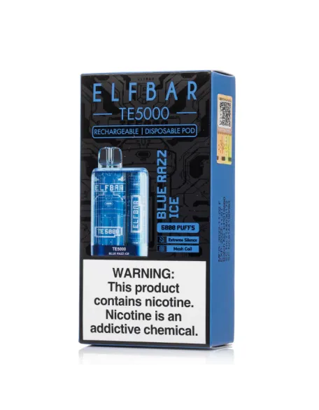 Original Elf Bar TE5000 Puffs Rechargeable Vape Device (Free Shipping)