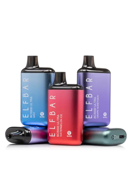 Original Ultra Elf Bar BC 5000 Puffs Rechargeable Vape Device (Free Shipping)