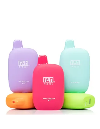 Original FLUM PEBBLE 6000 Puffs Vape Pen Kit Device (Free Shipping)