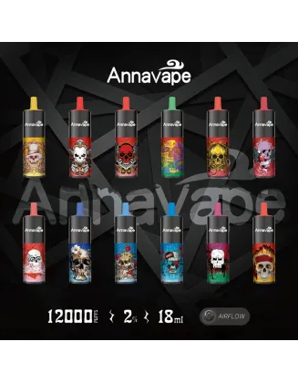 Original Annavape 12000 Puffs 18ml Rechargeable Vape Kit Coke Can Device (Free Shipping)