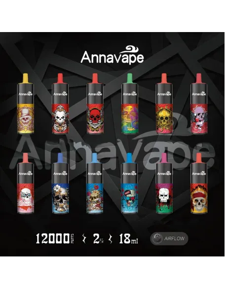 Original Annavape 12000 Puffs 18ml Rechargeable Vape Kit Coke Can Device (Free Shipping)