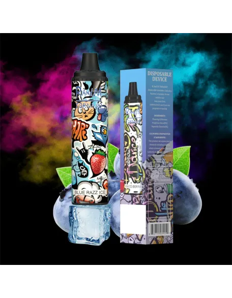 Original RandM Tornado 6000 Puffs Vape Kit Airflow Control 12ml Device (Free Shipping)